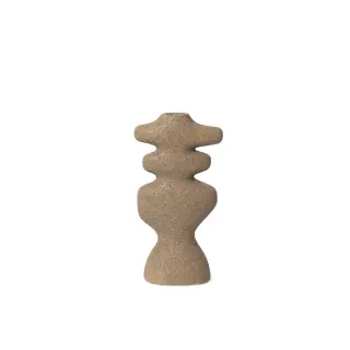 Produktfoto för ferm LIVING - Yara Candle Holder Large Dark Sand ferm LIVING