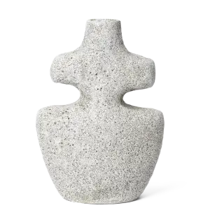 Produktfoto för ferm LIVING - Yara Candle Holder Medium Grey Pumice ferm LIVING