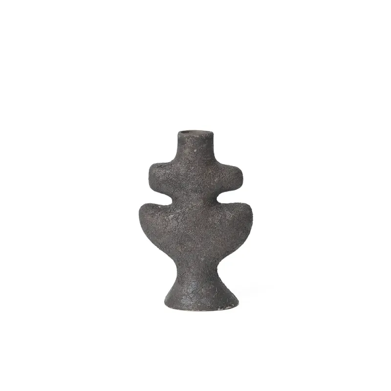 Alternativ bild 0 för ferm LIVING - Yara Candle Holder Small Rustic Iron ferm LIVING