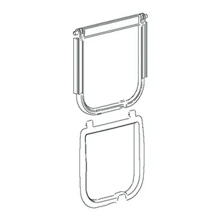 Produktfoto för Ferplast Reservlucka Vit Swing 5 & 7