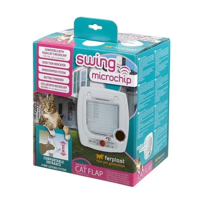Bild 2 för Ferplast Swing Microchip Kattlucka