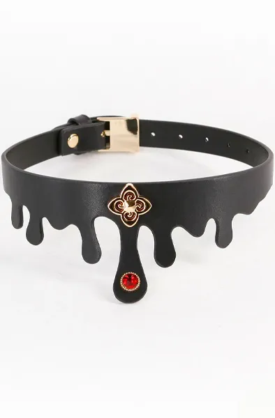 Bild 2 för Fetish & Fashion Elvira Collar Choker