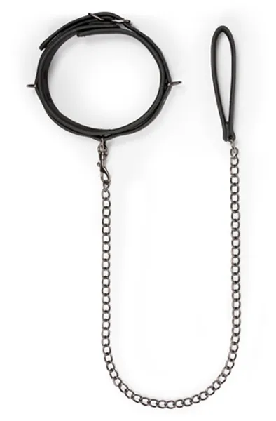 Bild 2 för Fetish collar with leash