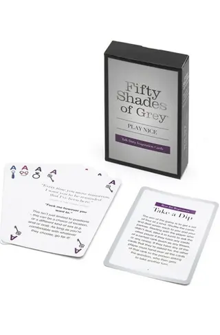 Produktfoto för Fifty Shades of Grey Talk Dirty Inspiration Cards Kortspel