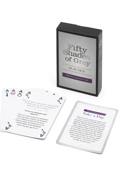Bild 1 för Fifty Shades of Grey Talk Dirty Inspiration Cards Kortspel
