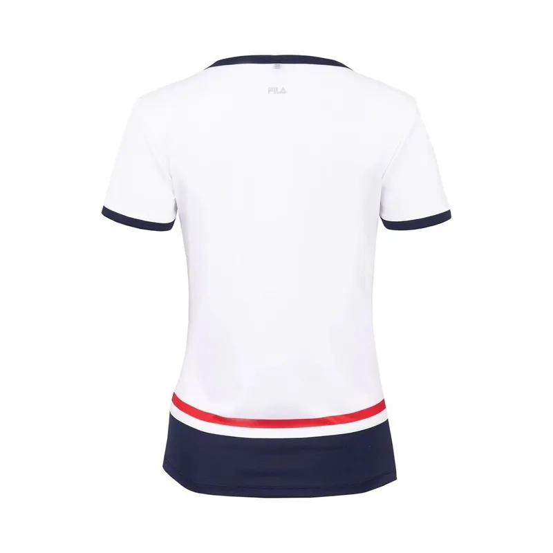 Bild 3 för Fila Elisabeth Women T-shirt White/Navy
