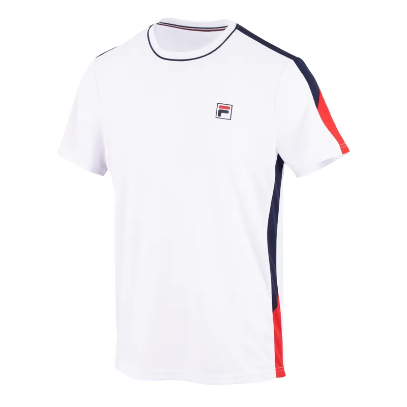 Alternativ bild 0 för Fila Gabriel Boys T-shirt White/Navy