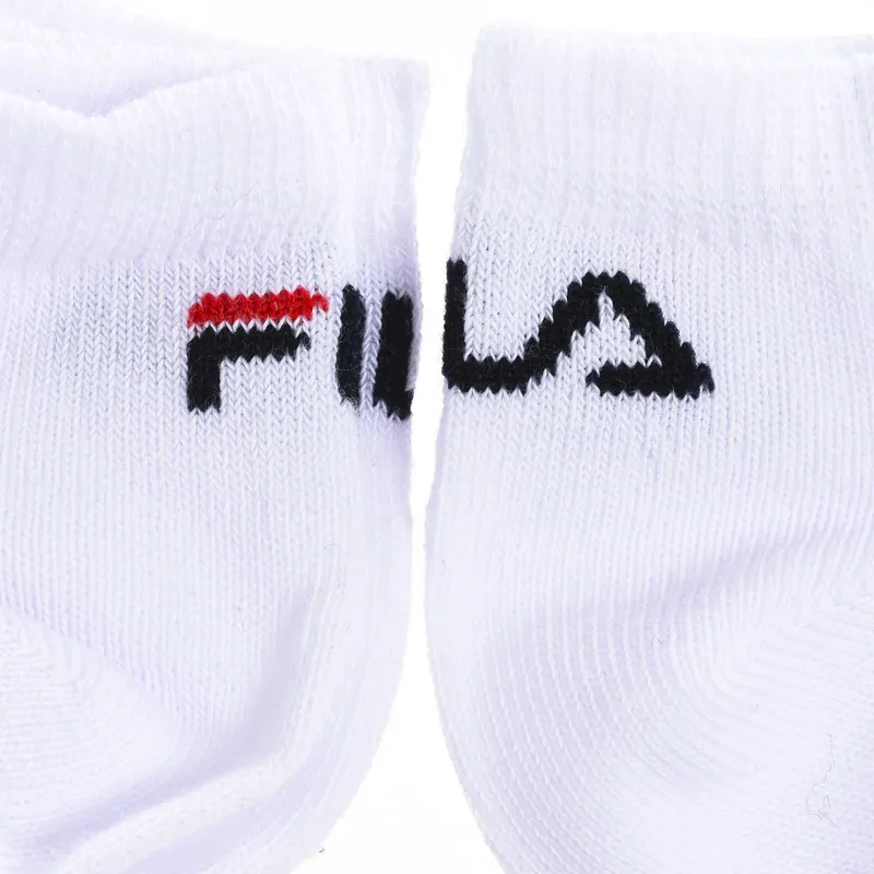 Bild 3 för FILA Strumpor 3P Invisible Plain Ankle Socks Vit Strl 39/42