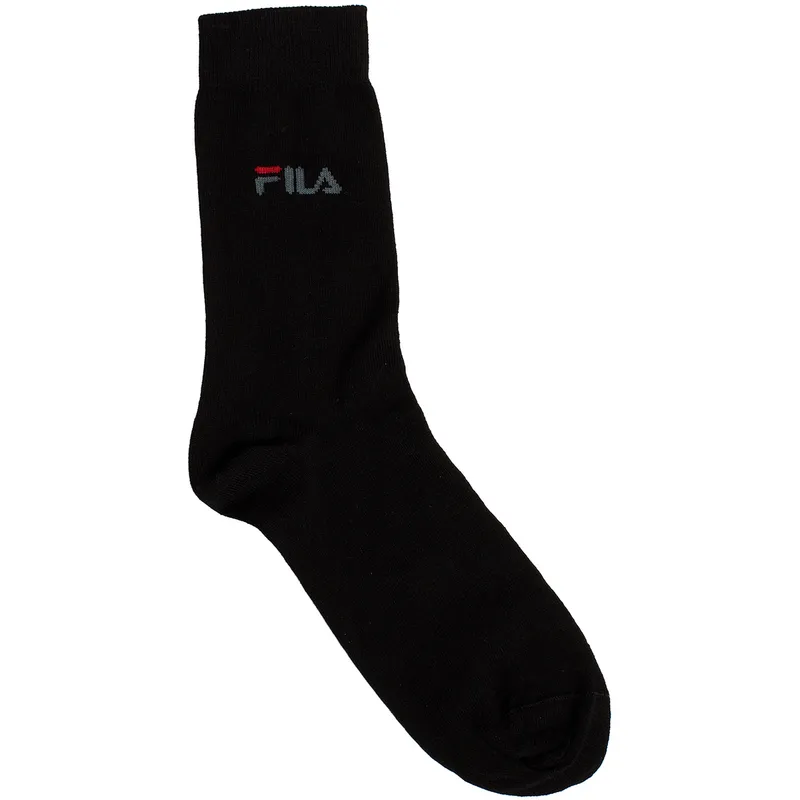 Bild 4 för FILA Strumpor 3P Lifestyle Plain Socks Svart Strl 39/42