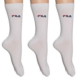 Produktfoto för FILA Strumpor 3P Lifestyle Plain Socks Vit Strl 39/42