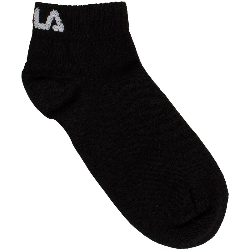 Bild 4 för FILA Strumpor 3P Quarter Plain Socks Svart Strl 39/42