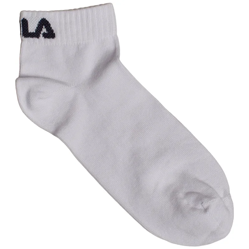 Bild 4 för FILA Strumpor 3P Quarter Plain Socks Vit Strl 43/46