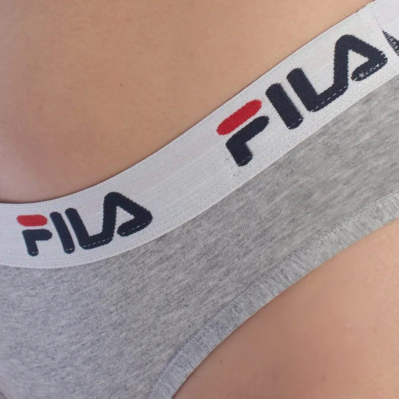 Bild 3 för FILA Trosor Urban Regular Women Slip Brief Grå bomull Medium Dam