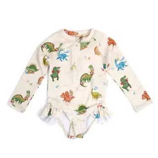 Produktfoto för Filibabba Vilje - UV suit 3-4 years - Dino Beach