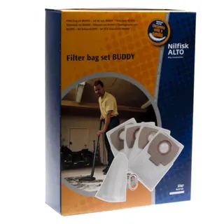 Produktfoto för FILTERPÅSAR+VÅTFILTER BUDDY TILL NILFISK BUDDY | Beijerbygg Byggmaterial