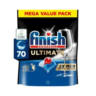 Produktfoto för Finish Ultimate All in One 70 tabletter