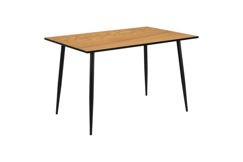 Bild 2 för Finola Matgrupp 120 cm + 4 st Salaman Matstolar - Grå/Brun/Svart