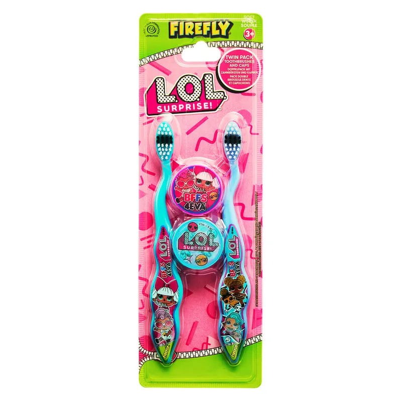 Bild 3 för Firefly Barntandborste L.O.L Surprise 2-pack