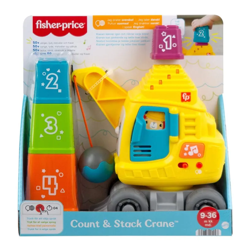 Bild 2 för Fisher-Price Count & Stack Crane