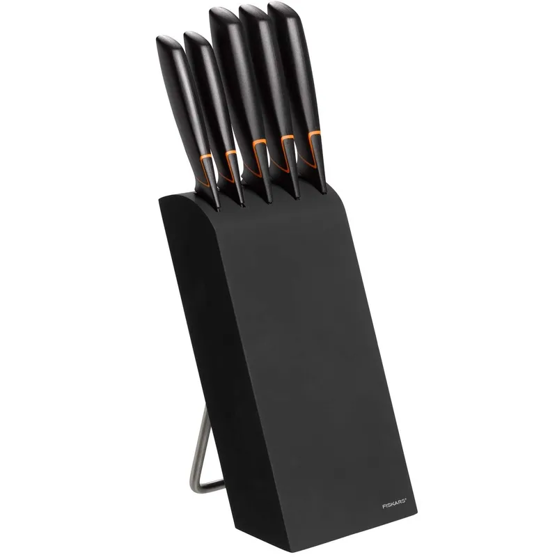 Bild 1 för Fiskars Edge Knivset med Knivblock