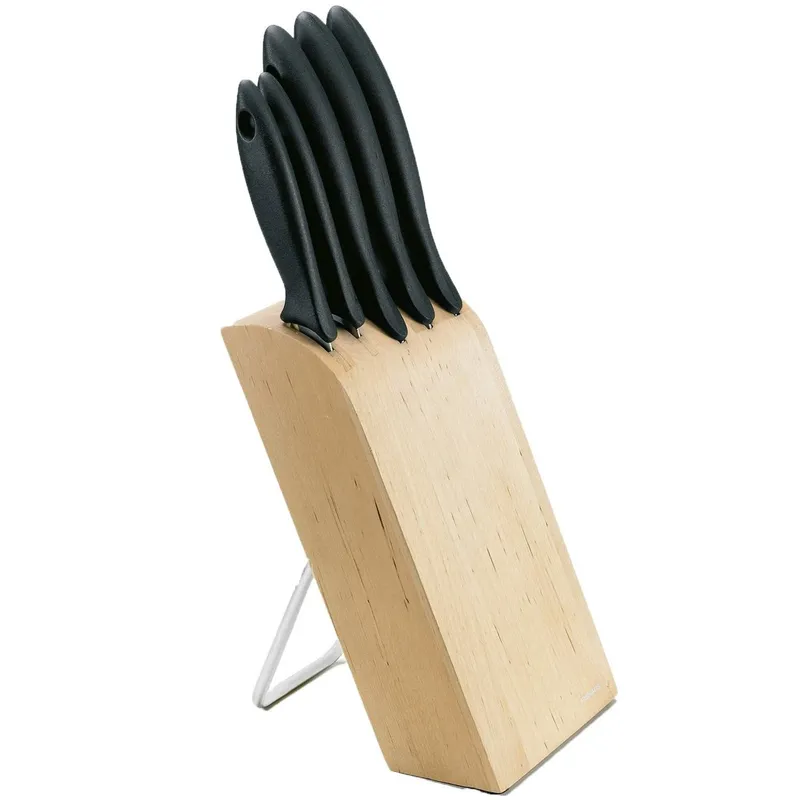 Bild 1 för Fiskars Essential knivblock med fem knivar
