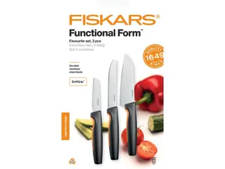 Produktfoto för Fiskars Functional Form Favourite knife set 3 pcs