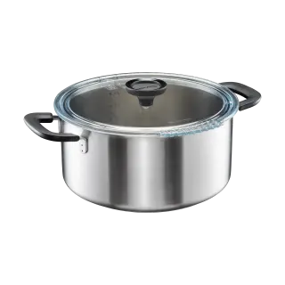 Produktfoto för Fiskars Functional Form gryta 5 liter, rostfritt stål