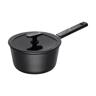 Produktfoto för Fiskars Hard Face kastrull med lock Ceratec Superior 2,5 L