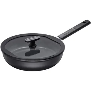 Produktfoto för Fiskars - Hard Face keramisk traktörpanna med lock 26 cm