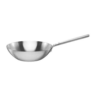 Produktfoto för Fiskars Norden obelagd wokpanna 28 cm, rostfritt stål