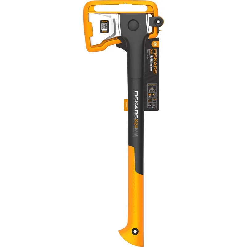 Bild 1 för Fiskars X-series X24, Yxa, Klyvyxa, Plast, 1 styck, Stål, Svart, Orange, Stål