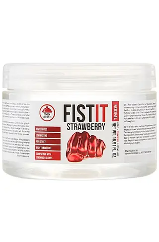 Produktfoto för Fist It Vattenbaserat glidmedel Jordgubb 500 ml