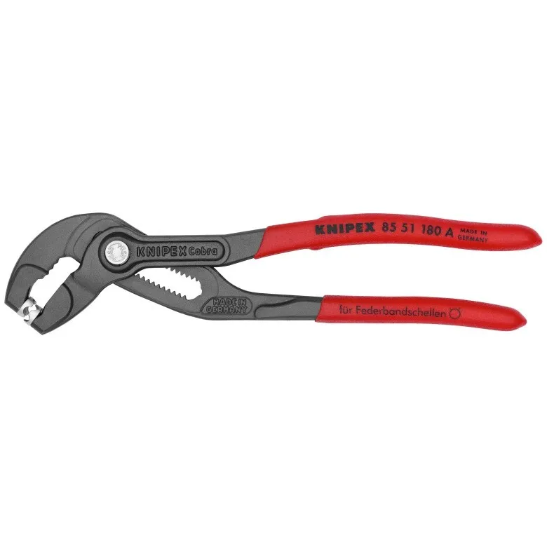 Alternativ bild 0 för Fjäderbandsklämtång försedd med korrosionsskydd 180 mm Knipex