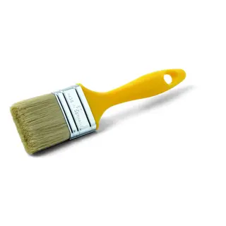 Produktfoto för fladpensel, gul - Marknad M 50mm