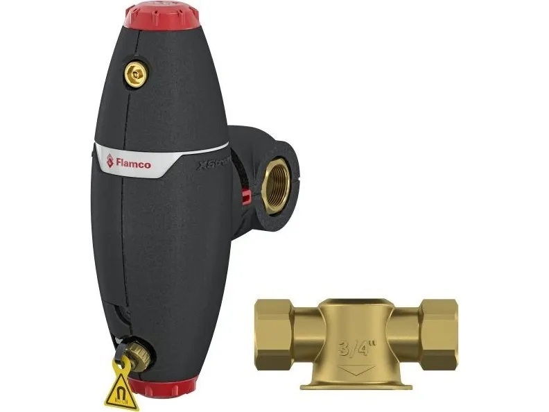 Alternativ bild 0 för Flamco Vent &amp  dirt G1 1/4 - XStream separator Vent-Clean-anslutning (DN32) G1 1/4''F