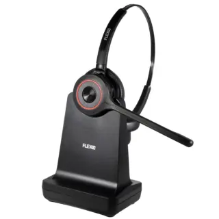 Produktfoto för Flex Headset Redline R6 Bluetooth duo med bordsladdare