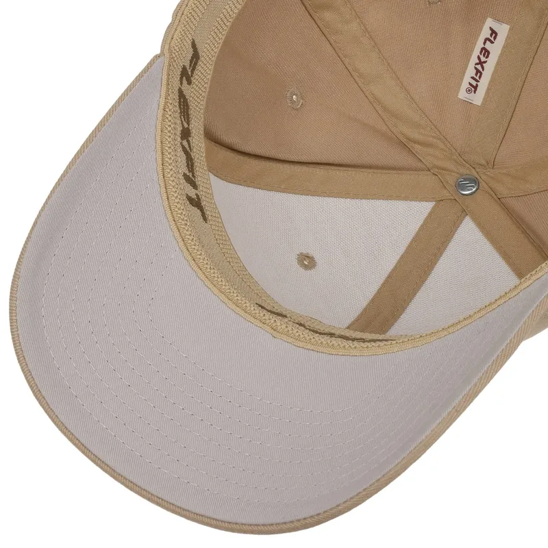 Bild 3 för Flexfit - Beige flexfit Keps - Khaki Flexfit Wooly Combed @ Hatstore