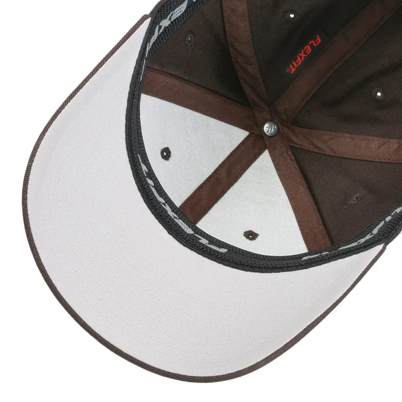 Bild 3 för Flexfit - Brun flexfit Keps - Wooly Combed Brown Flexfit @ Hatstore