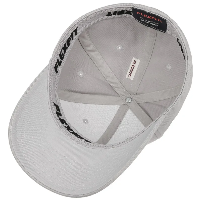 Bild 3 för Flexfit - Grå flexfit Keps - Wooly Combed Silver Flexfit @ Hatstore