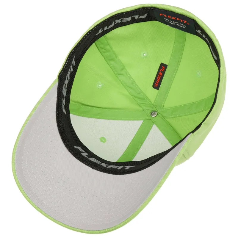 Bild 3 för Flexfit - Grön flexfit Keps - Wooly Combed Fresh Green Flexfit @ Hatstore