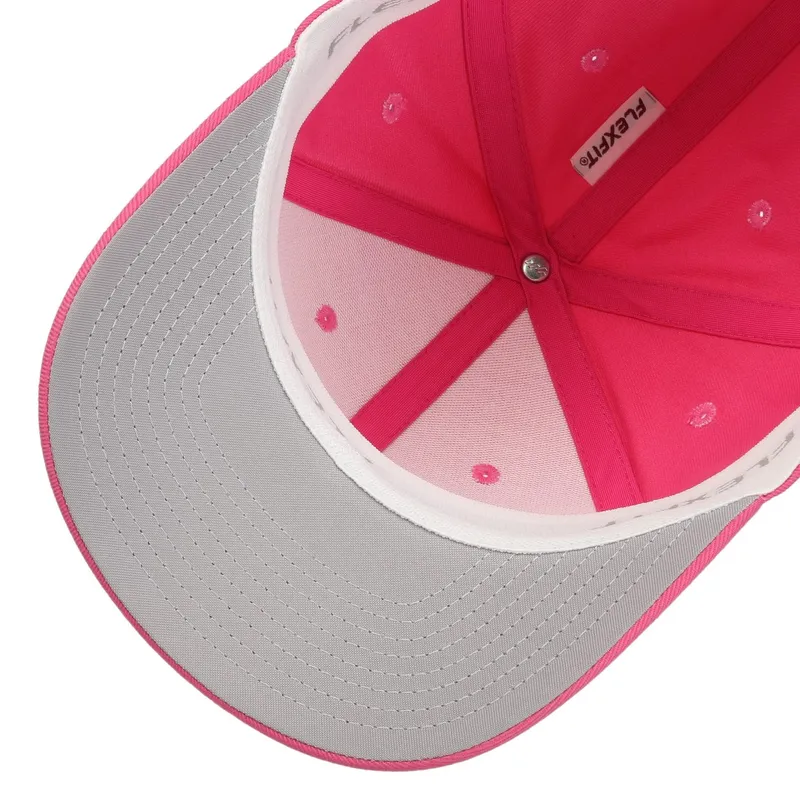 Bild 3 för Flexfit - Rosa flexfit Keps - Wooly Combed Dark Pink Flexfit @ Hatstore