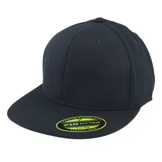 Produktfoto för Flexfit - Svart fitted Keps - Premium 210 Black Fitted @ Hatstore