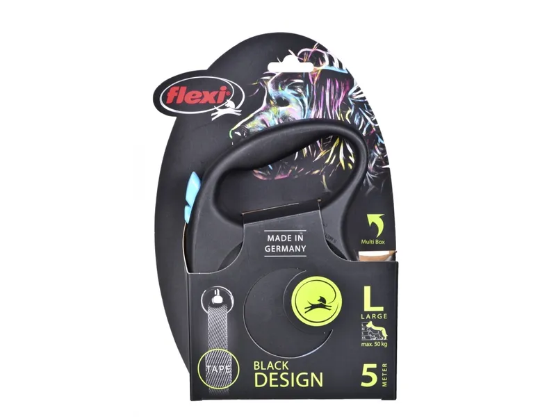 Alternativ bild 0 för Flexi Black Design L 5m Band