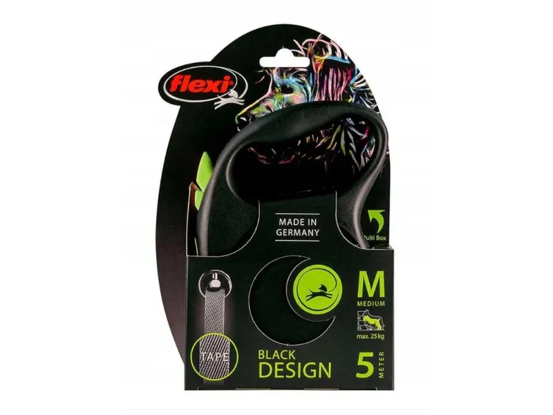Alternativ bild 0 för Flexi Black Design M leash 5 m 25 kg green