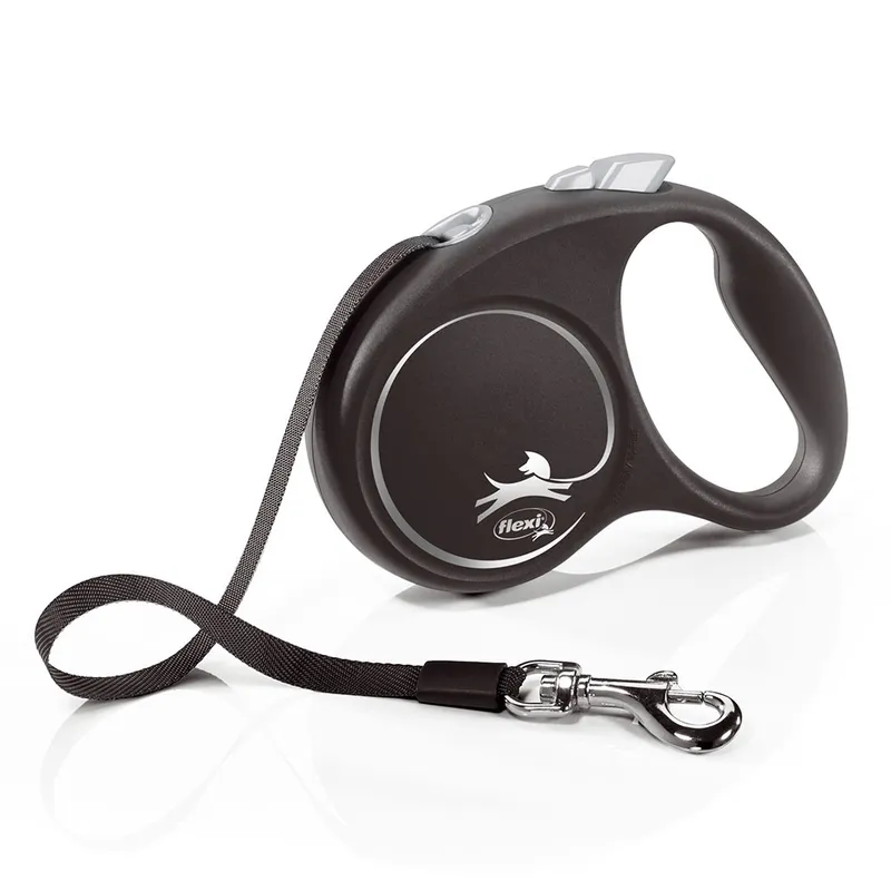 Alternativ bild 0 för flexi Black Design S bånd 5 m, 15 kg, sort