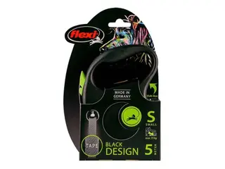 Produktfoto för Flexi Black Design S leash 5 m 15 kg green