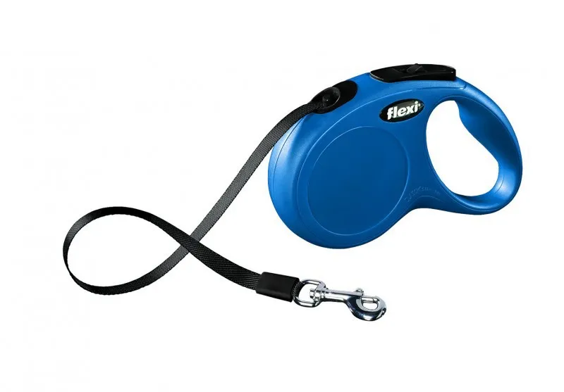 Alternativ bild 0 för Flexi New Classic L Hundkoppel 5 m/50 kg (Blå)