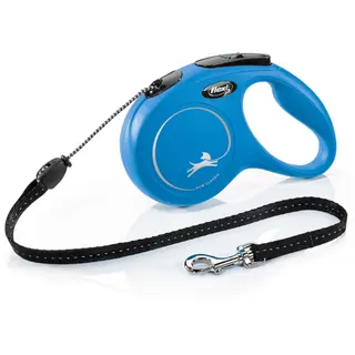 Produktfoto för Flexi New Classic M Cord 5m/20kg (Blå)