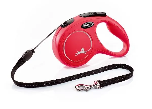 Alternativ bild 0 för Flexi New Classic M Cord 5m/20kg (Röd)