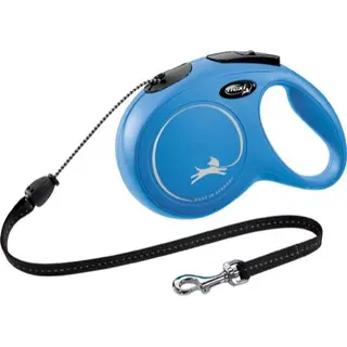 Produktfoto för Flexi New Classic M Cord 8m/20kg (Blå)